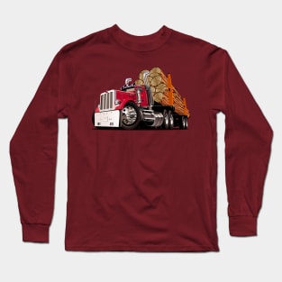 Cartoon truck Long Sleeve T-Shirt